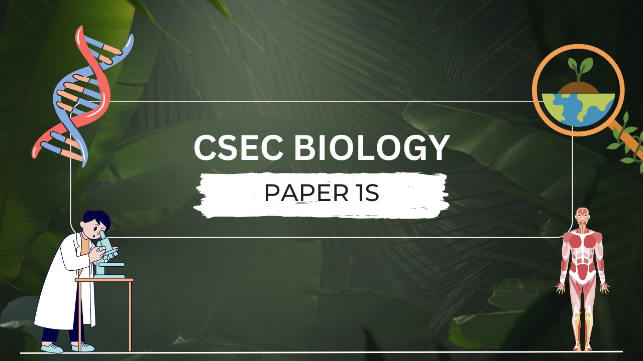 CSEC Biology May June Paper 1 2018 #biology #csec #jaychem