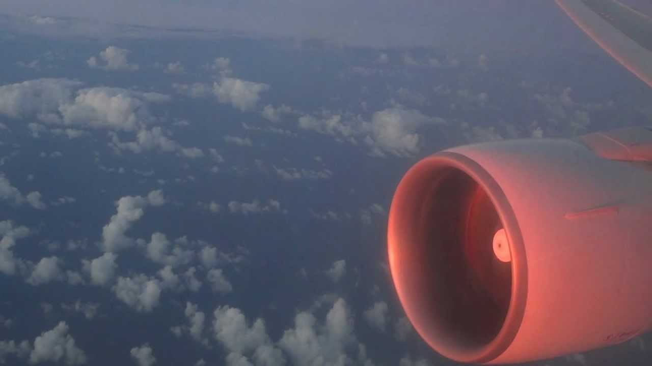 Awesome Sunset Pratt & Whitney Engine Boeing 767-383(ER)