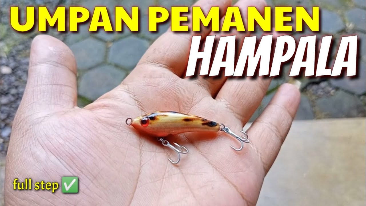 Cara Membuat Lure Dari Kayu | Umpan Jitu Casting Hampala | Lure Swimmer Bait
