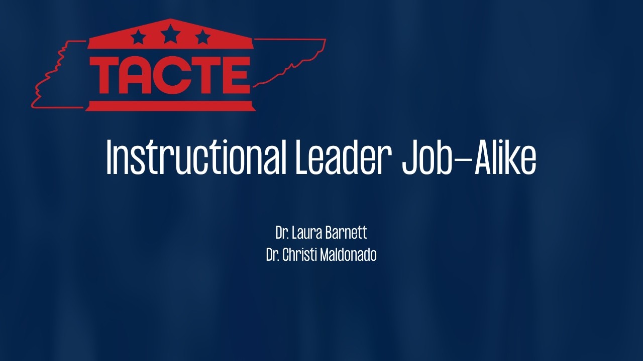Instructional Leader Job-Alike