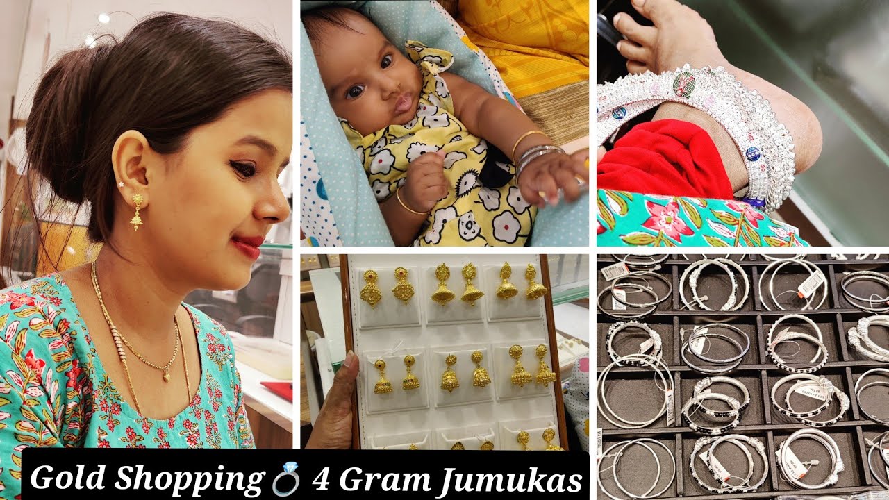 Gold Shopping vlog ✨ Jumuka Collections || Meet Our Subscribers🥰GRT Coimbatore silver Bridal Anklet