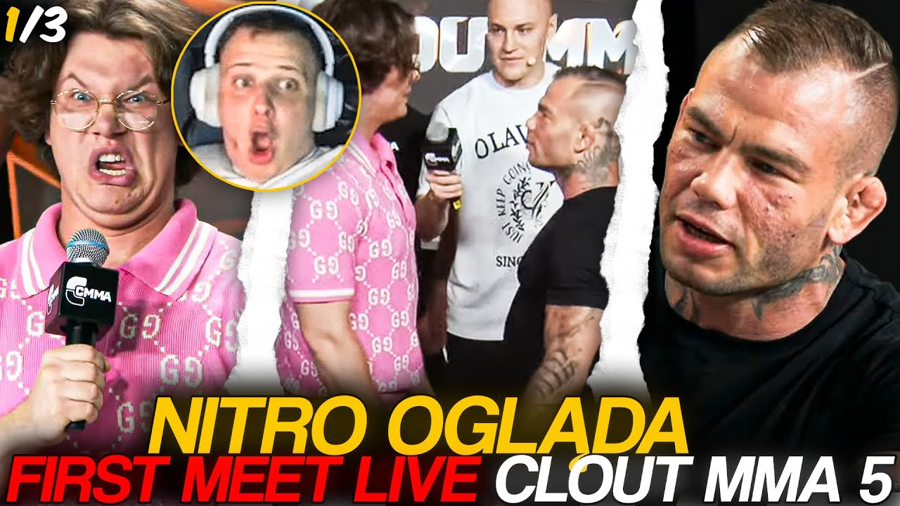 NITRO OGLĄDA FIRST MEET LIVE | CLOUT MMA 5 [1/3]