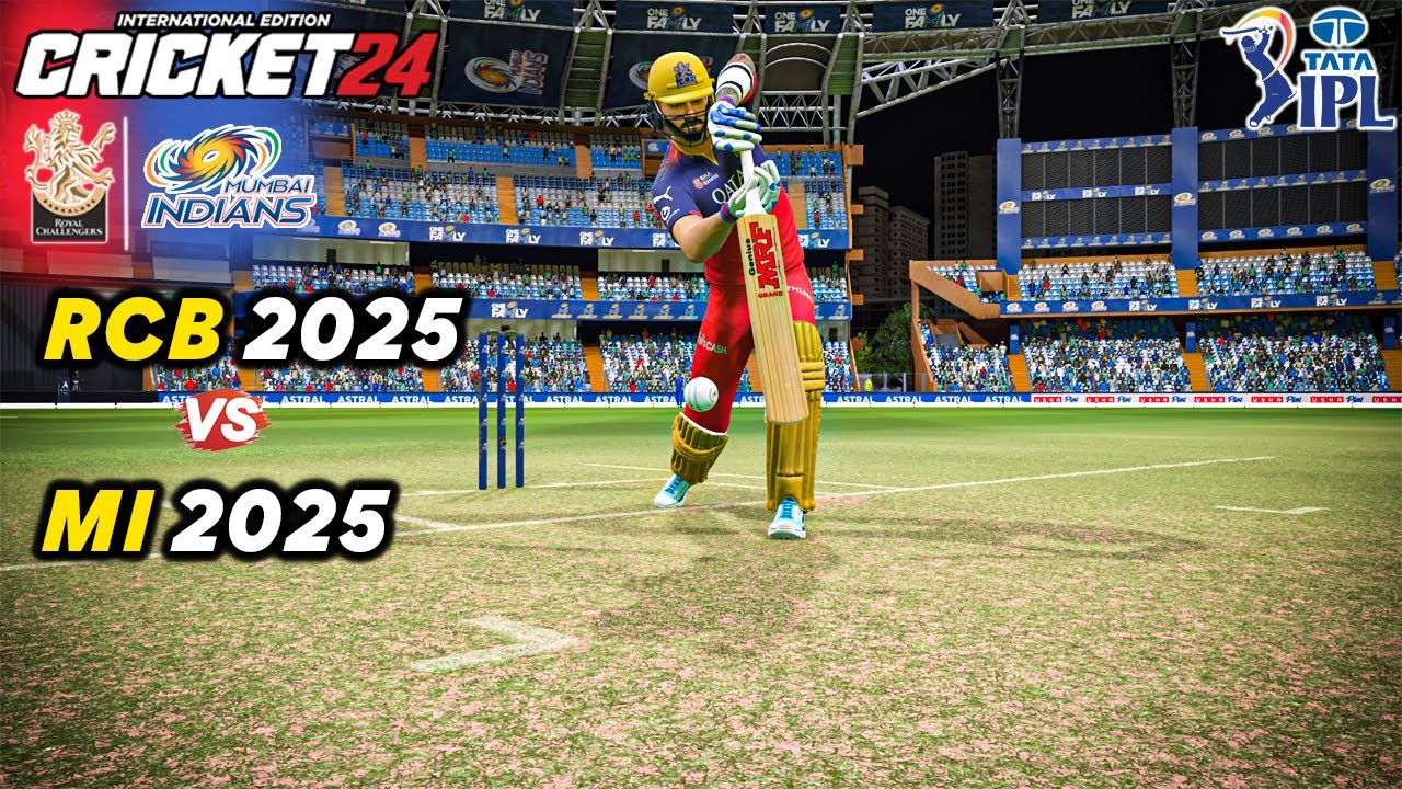 MI vs RCB - Run Feast in Wankhede😍🔥!! IPL Match 20 in Cricket 24