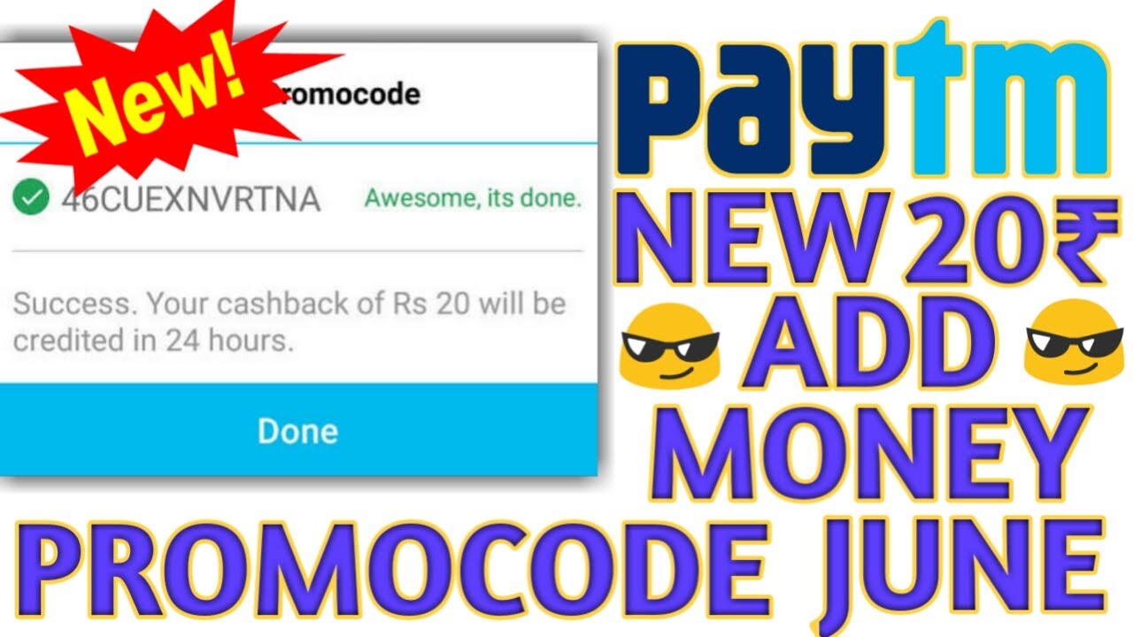 Paytm New Add Money Promo Code May 2017