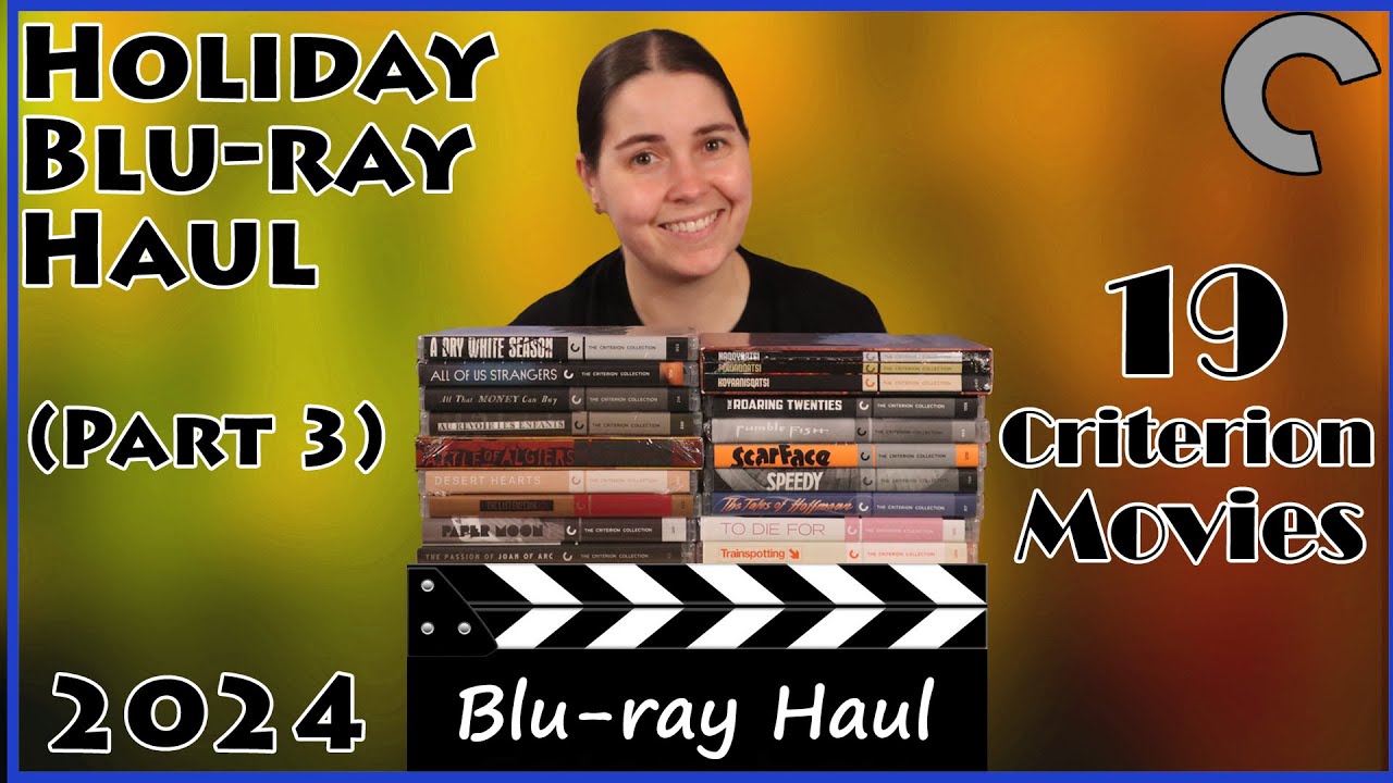 Holiday Blu-ray Haul 2024 (Part 3) - 19 Criterion Collection Movies!