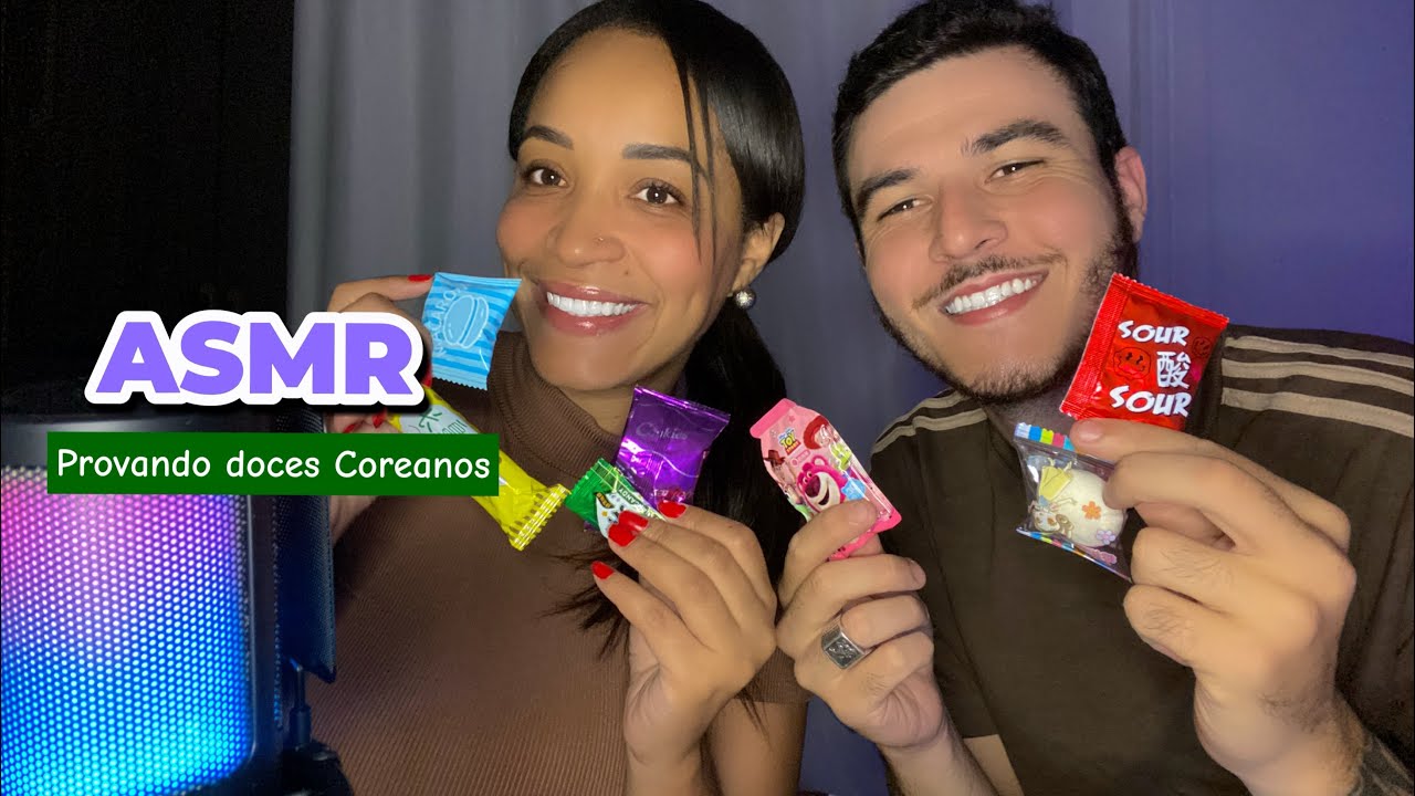 ASMR PROVANDO DOCES COREANOS / MUKBANG / SUSSURROS