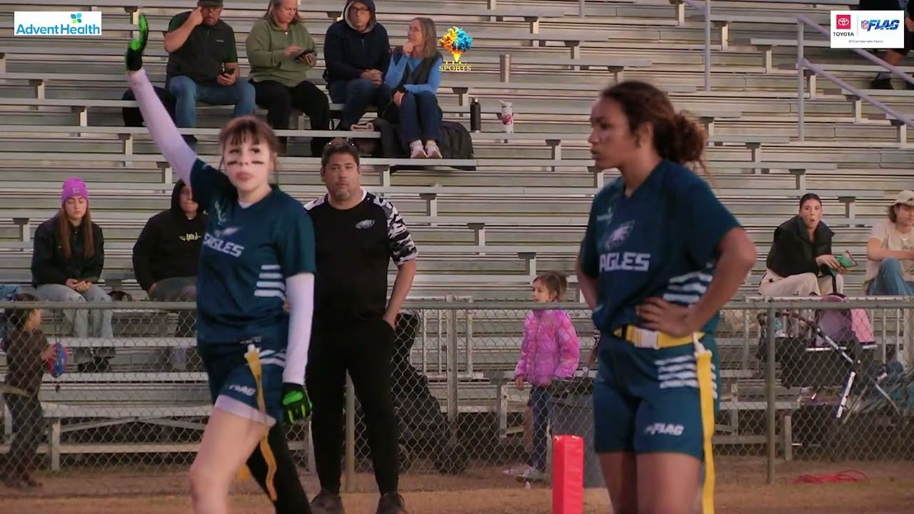 Marion County NFL Flag 17U Girls Super Bowl XII 2026 Highlights - Eagles vs Dolphins - TLC Sports