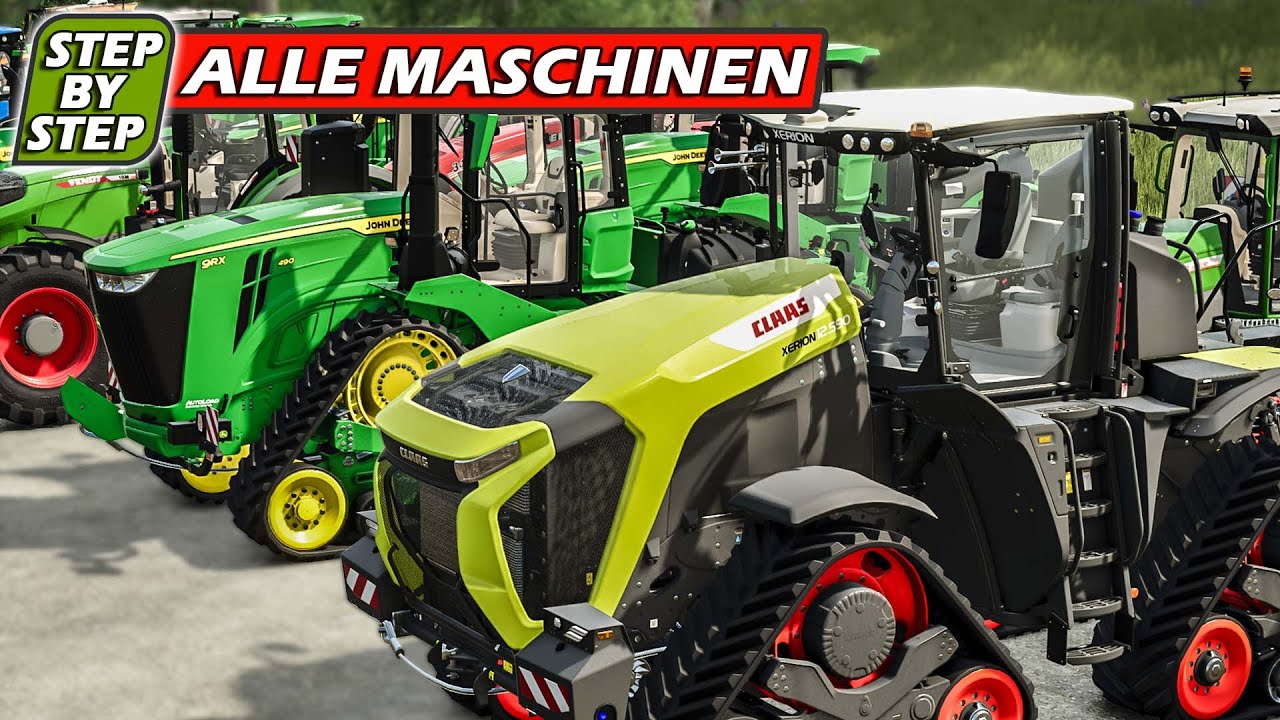 LS25: Maschinen - ALLE TRAKTOREN und FAHRZEUGE im &Uuml;berblick | Farming Simulator 25?!