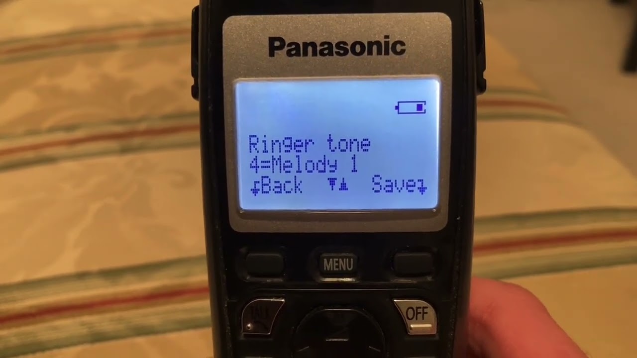 Ringtones on the Panasonic KX-TG9344T