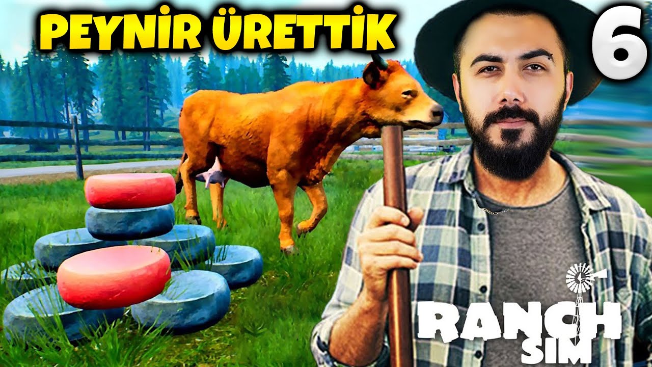 PEYNİR ÜRETİMİNE BAŞLADIK!! ÇİFTLİĞİ BÜYÜTÜYORUZ!!! RANCH SIMULATOR (Bölüm:6) | Barış Can