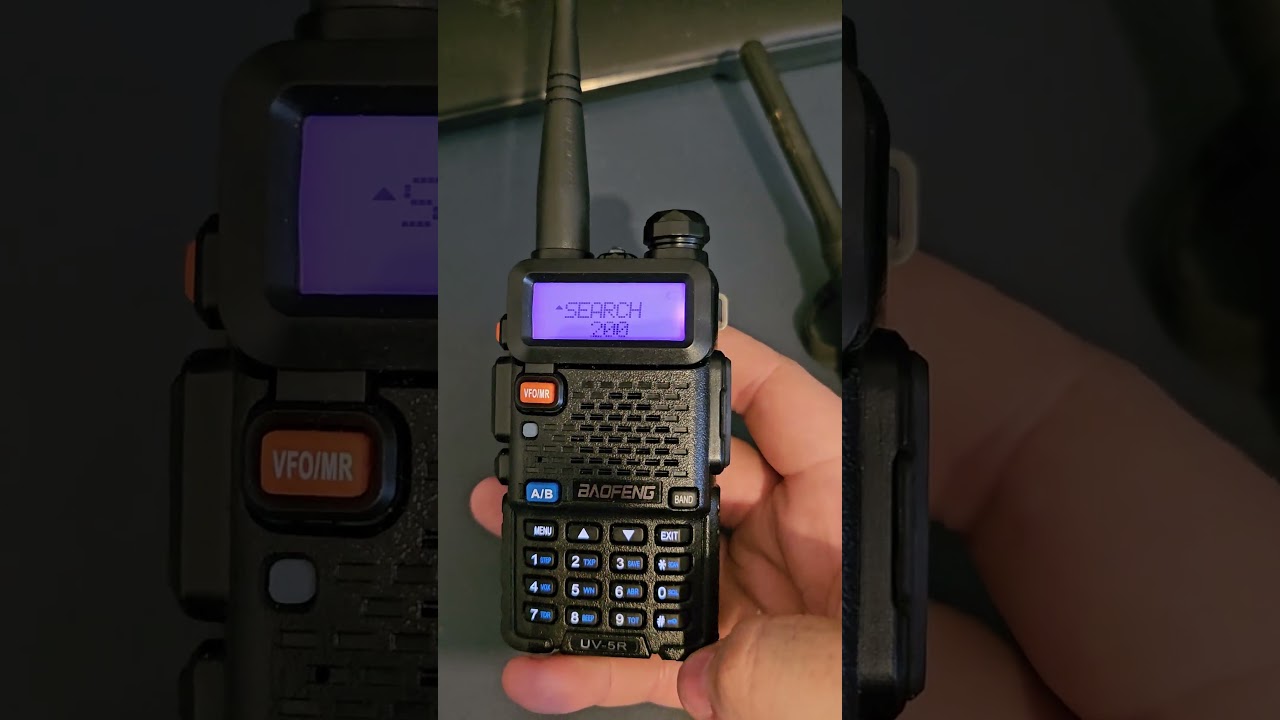 Baofeng UV-5R Search Frequency and CTCS/DCS Feature