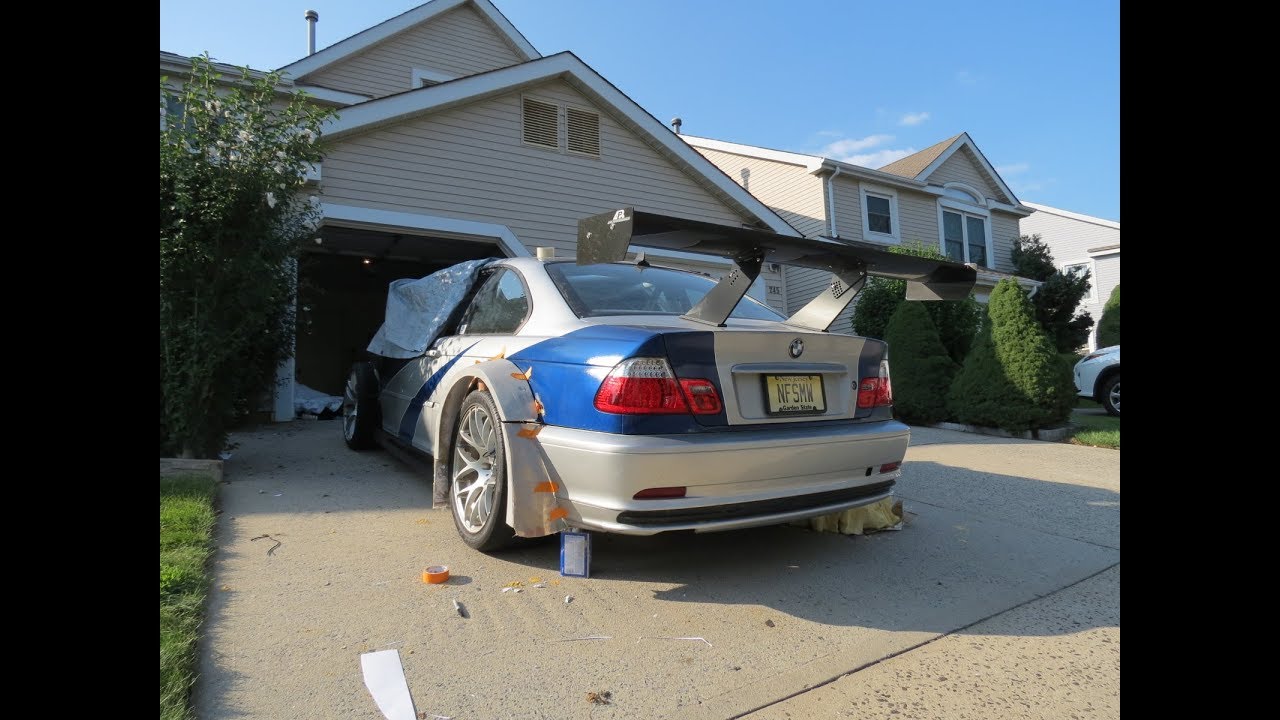 DIY M3 GTR Wide Body Kit - Rear Left Done