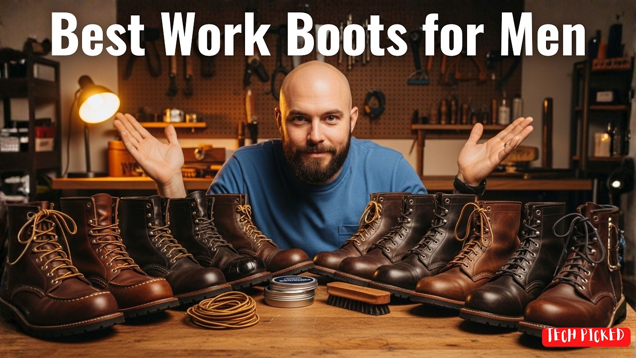 Best Work Boots for Men 2026 - (Watch Before You Regret Buying!)