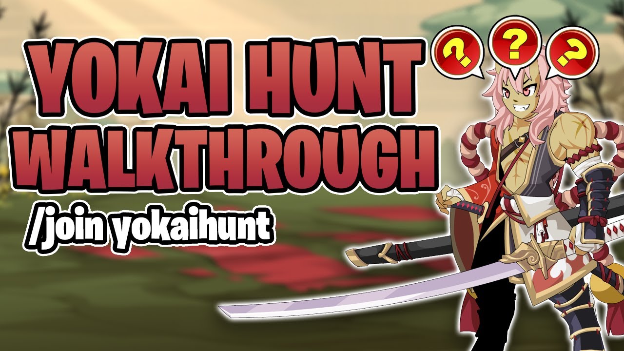 Yokai Hunt Quest Walkthrough /join yokaihunt - AQW