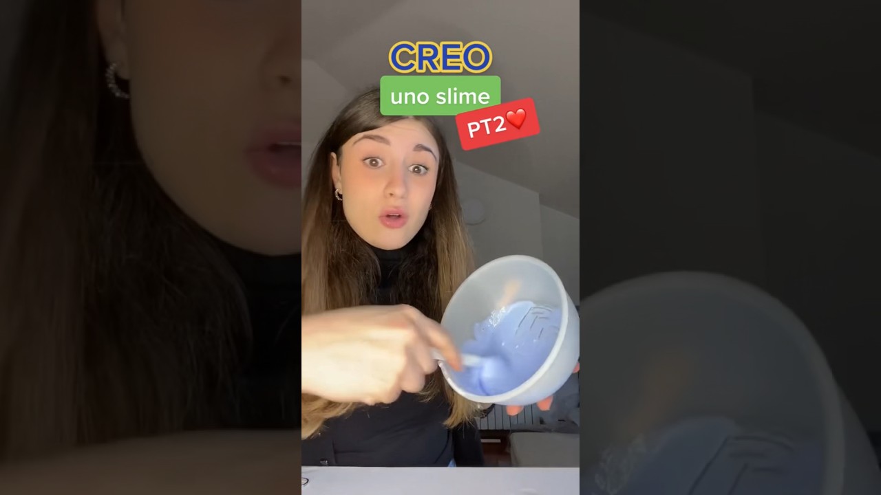 CREO UNO SLIME PT2😱💗assurdooo #comedy #mollette #acapodelglobo #slime  #tutorial #art #vlog