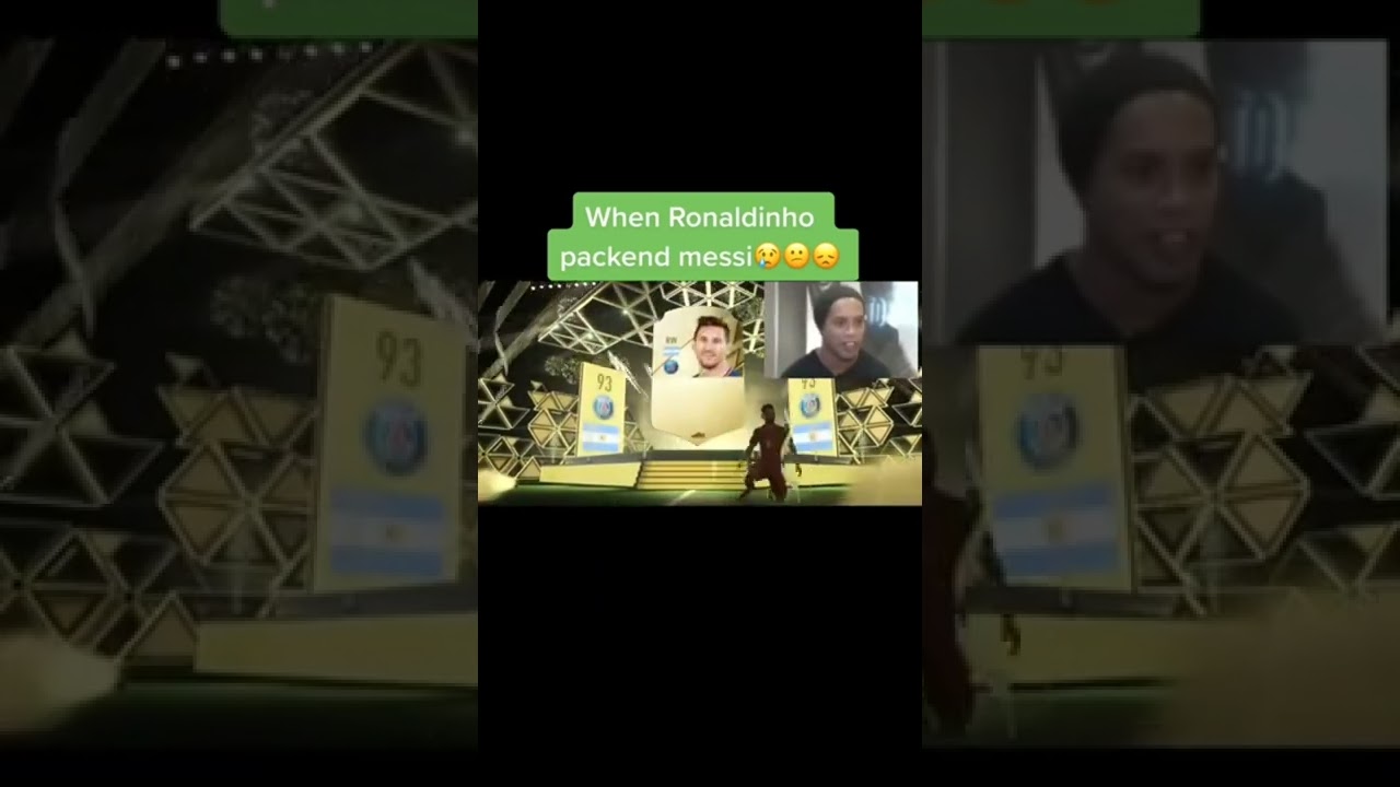 When Ronaldinho packend Messi😔😔😔