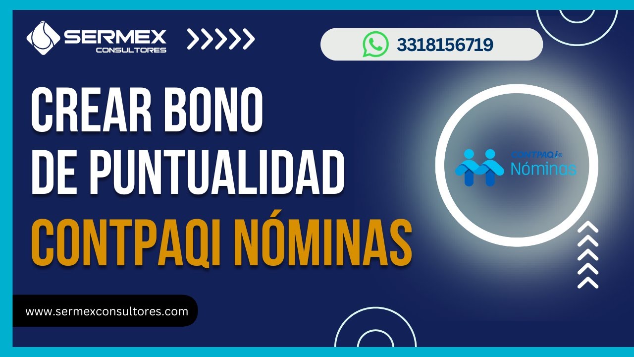 Dar de alta CONCEPTOS nuevos en CONTPAQi Nóminas
