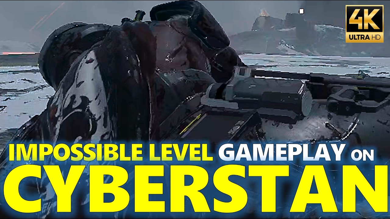Helldivers 2 Vid91: Spartan X-divers jumping feet first into Cyberstan at Impossible Lvl difficulty