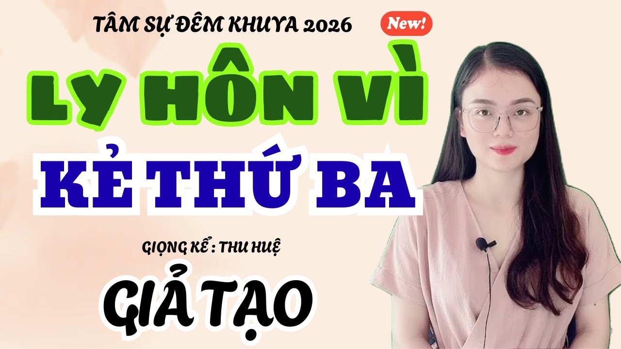 Tâm Sự Đêm Khuya: Ly Hôn Vì Kẻ Thứ Ba Giả Tạo: Cuộc Đời Nào Ai Ngờ! | Truyện Ngắn Thu Huệ 2026