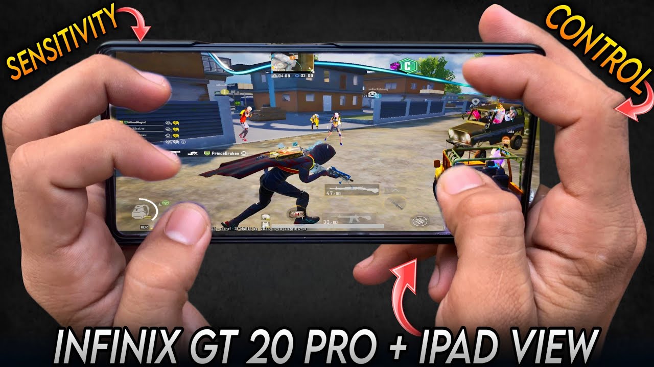 🔥 INFINIX GT 20 PRO PUBG TEST | 120 FPS + IPAD VIEW 4.3 UPDATE 😍