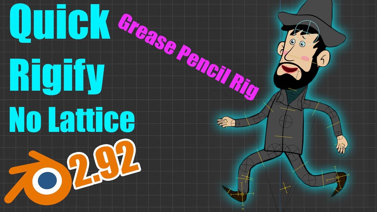 Is this the Perfect Blender Grease Pencil Rig ? Blender 2.92 Tutorial