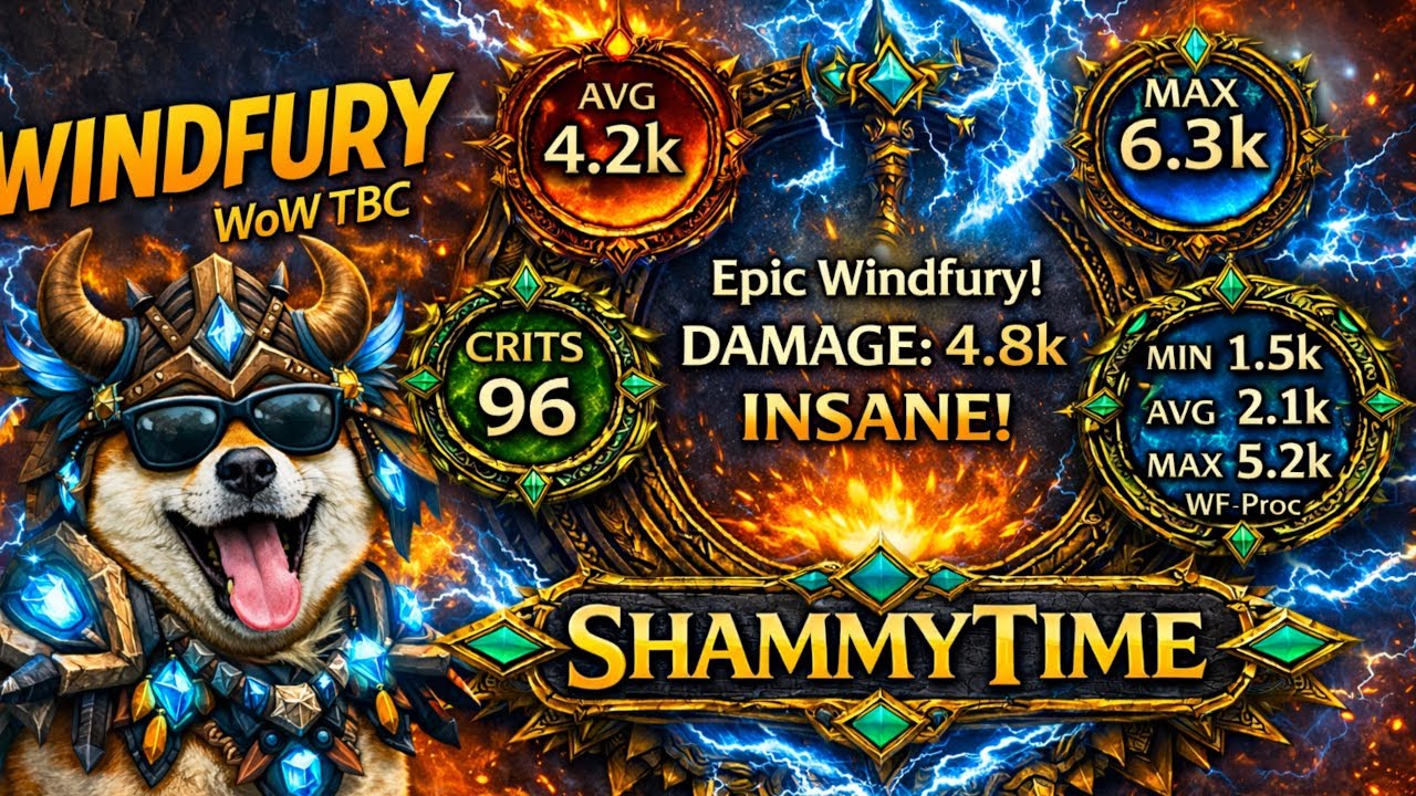 ⚡️Windfury Finally Feels Satisfying Again — ShammyTime (WoW TBC Classic)⚡️