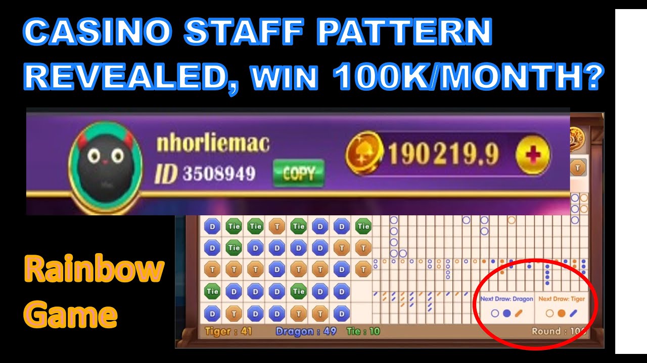 Rainbow Game Pattern Revealed By Casino Staff [ Online Casino Tips and Tricks]