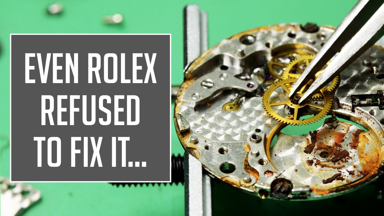 Эти часы Rolex Explorer стоимостью 25 000 долларов подверглись воздействию морской воды!