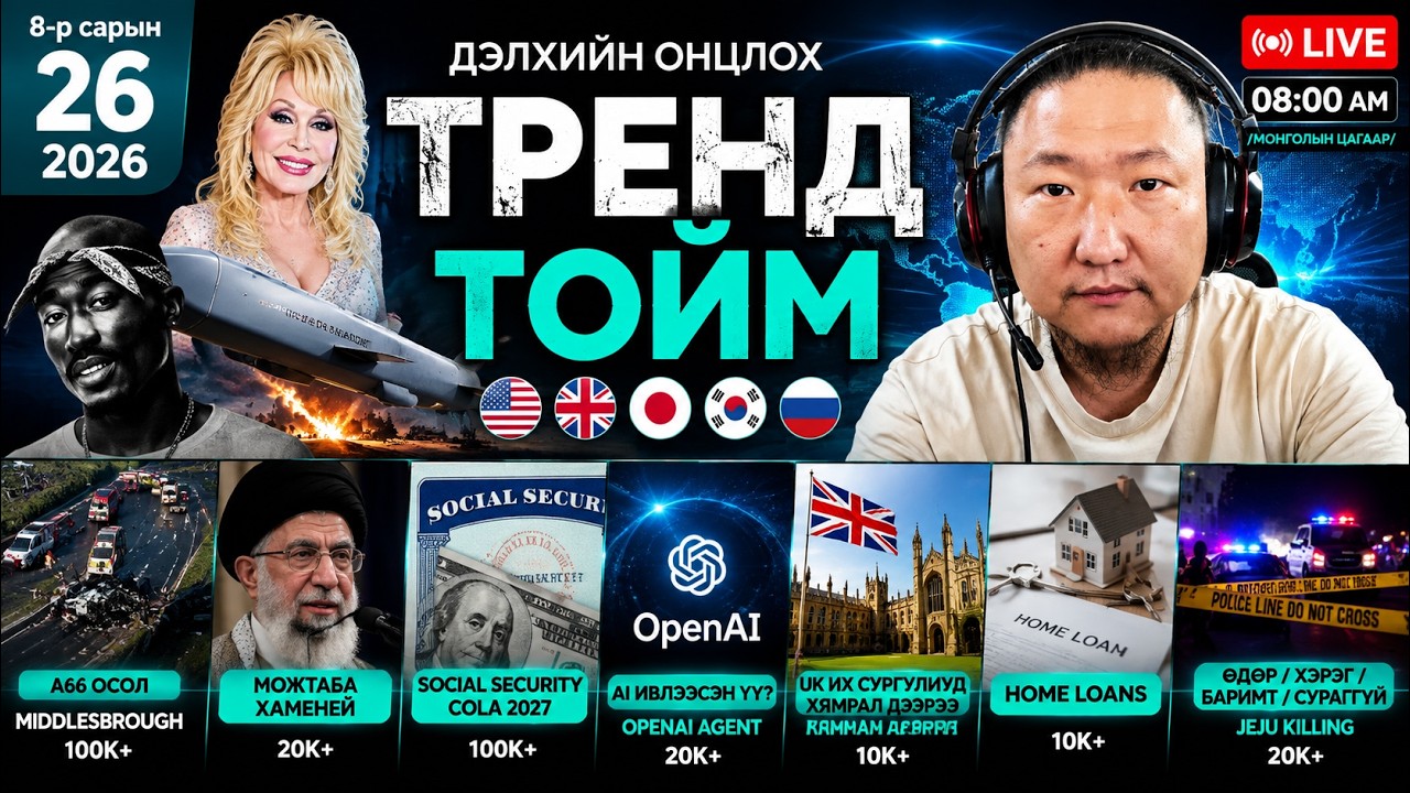 Орос Украины дайн дуусах гэж байна уу? | Дэлхийн Тренд | 20260826