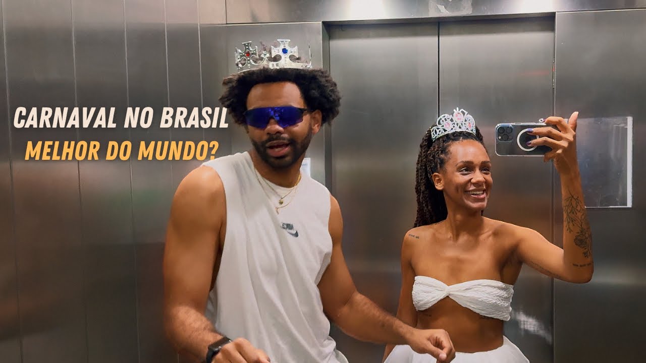 NATH (finalmente) no BRASIL!!!! e o PRIMEIRO CARNAVAL de um AMERICANO! - parte 1