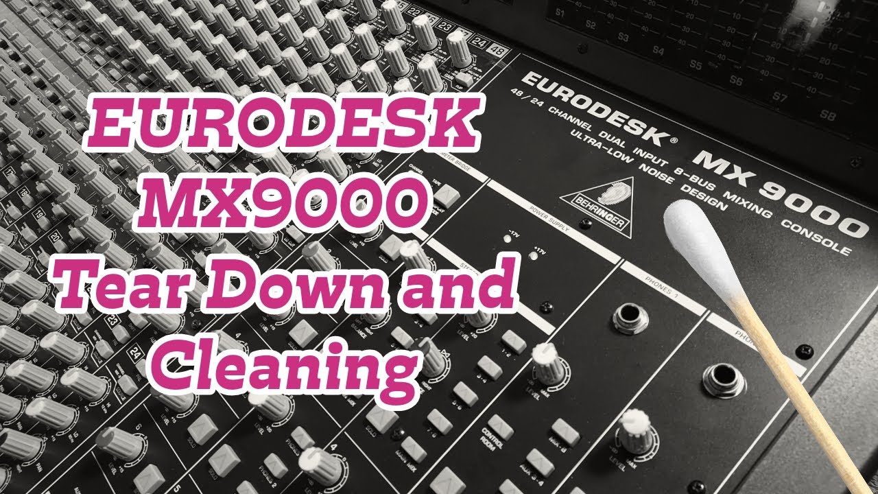 Eurodesk MX9000 Tear Down and Cleaning