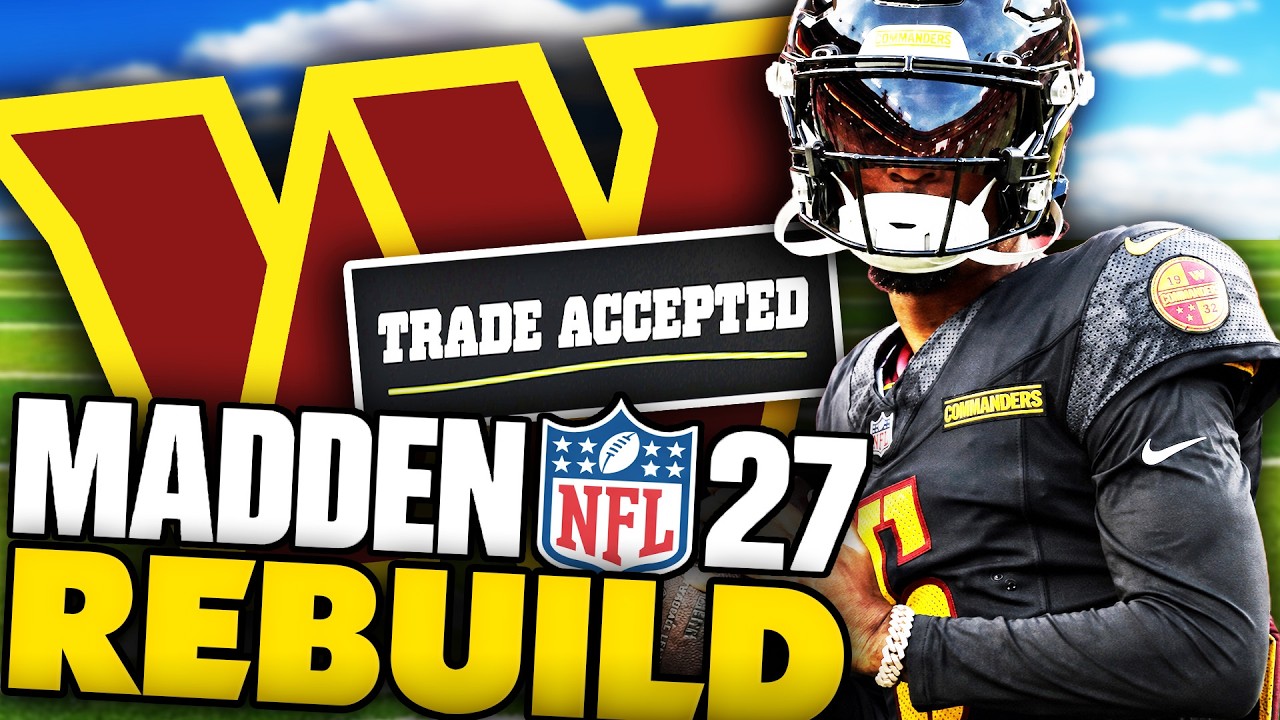 Я выбрал новичка с общим рейтингом 85! Перестройка Washington Commanders в режиме франшизы Madden 27