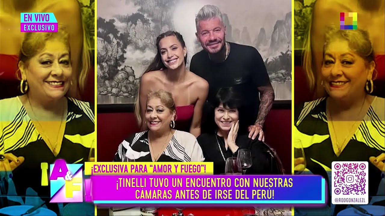 Amor y Fuego - MAR 17 -TINELLI TUVO ENCUENTRO CON NUESTRAS CÁMARAS ANTES DE IRSE DEL PERÚ | Willax