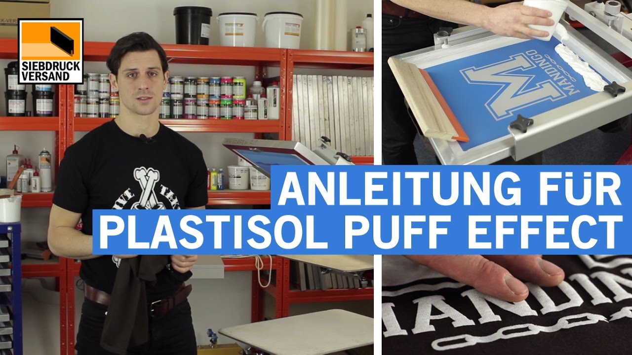 Puff Effect f&uuml;r Plastisol / 3D-Aufsch&auml;umer f&uuml;r Siebdruckfarbe
