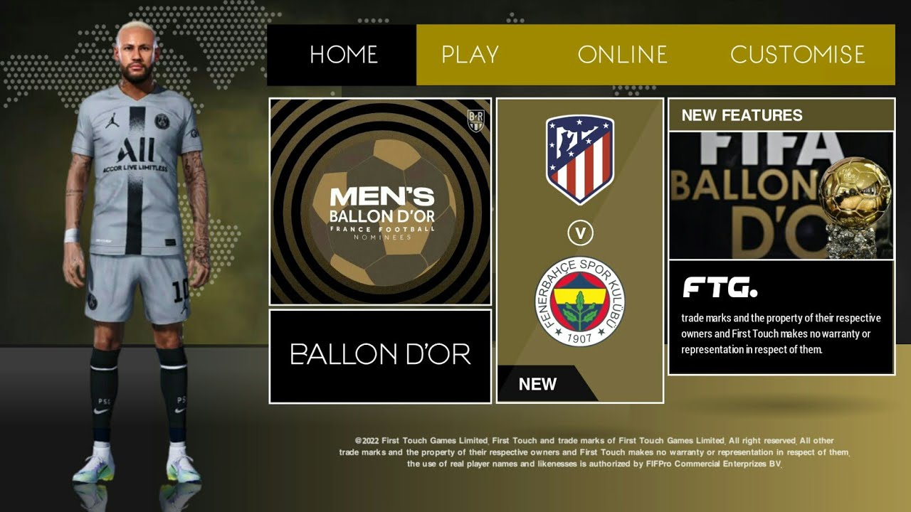FTS 22 Mobile&trade; - Ballon d'Or HD | 3 New Pitch Patterns | Inside look & Gameplay Review