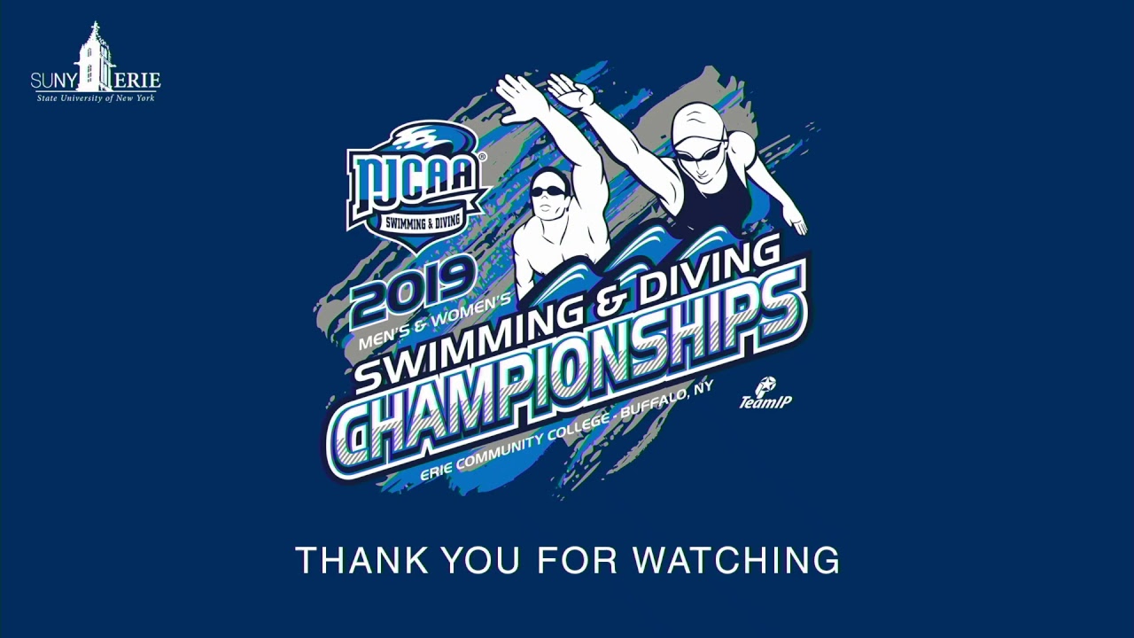 NJCAA Swimming March 6, 2019 Finals