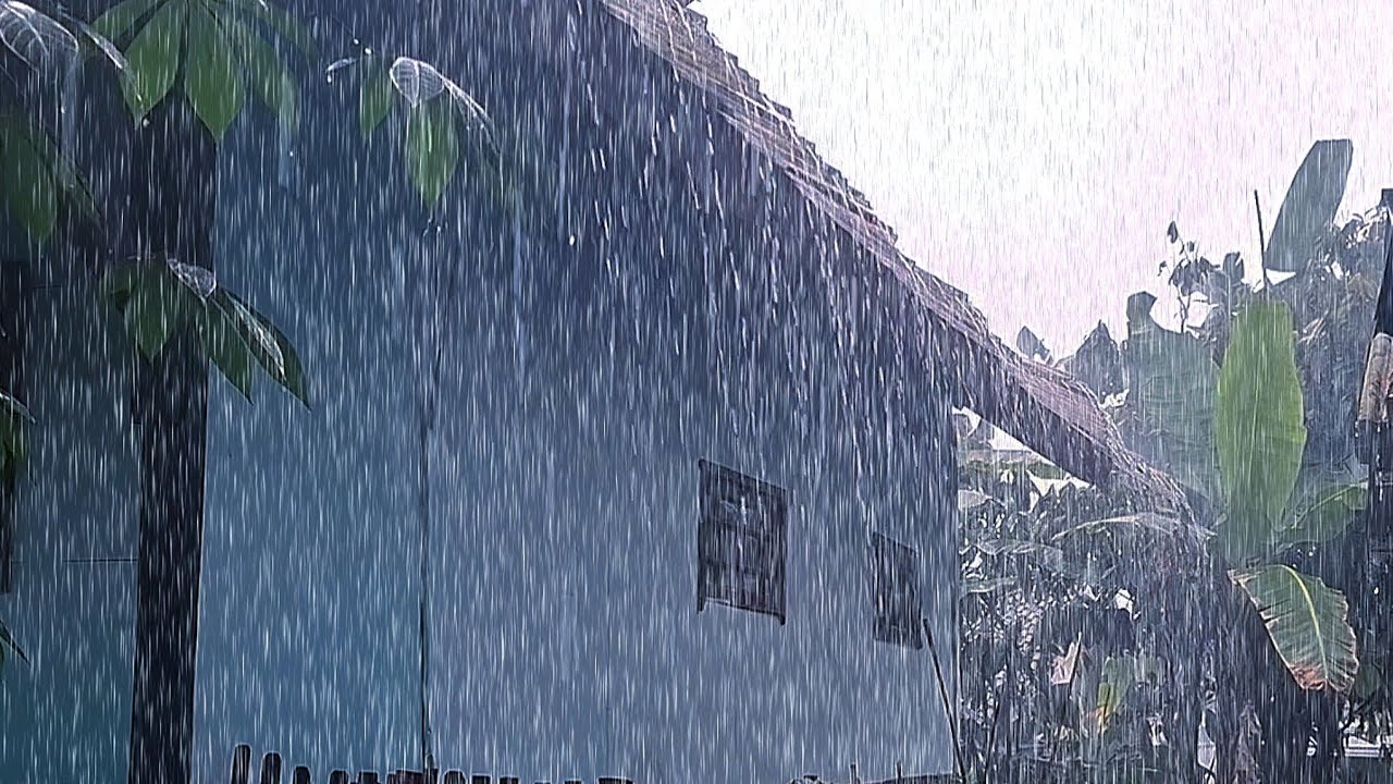 Rain & Thunder Sounds for Sleeping 🌧️ Thunder Storm, Deep Sleep & Stress Relief