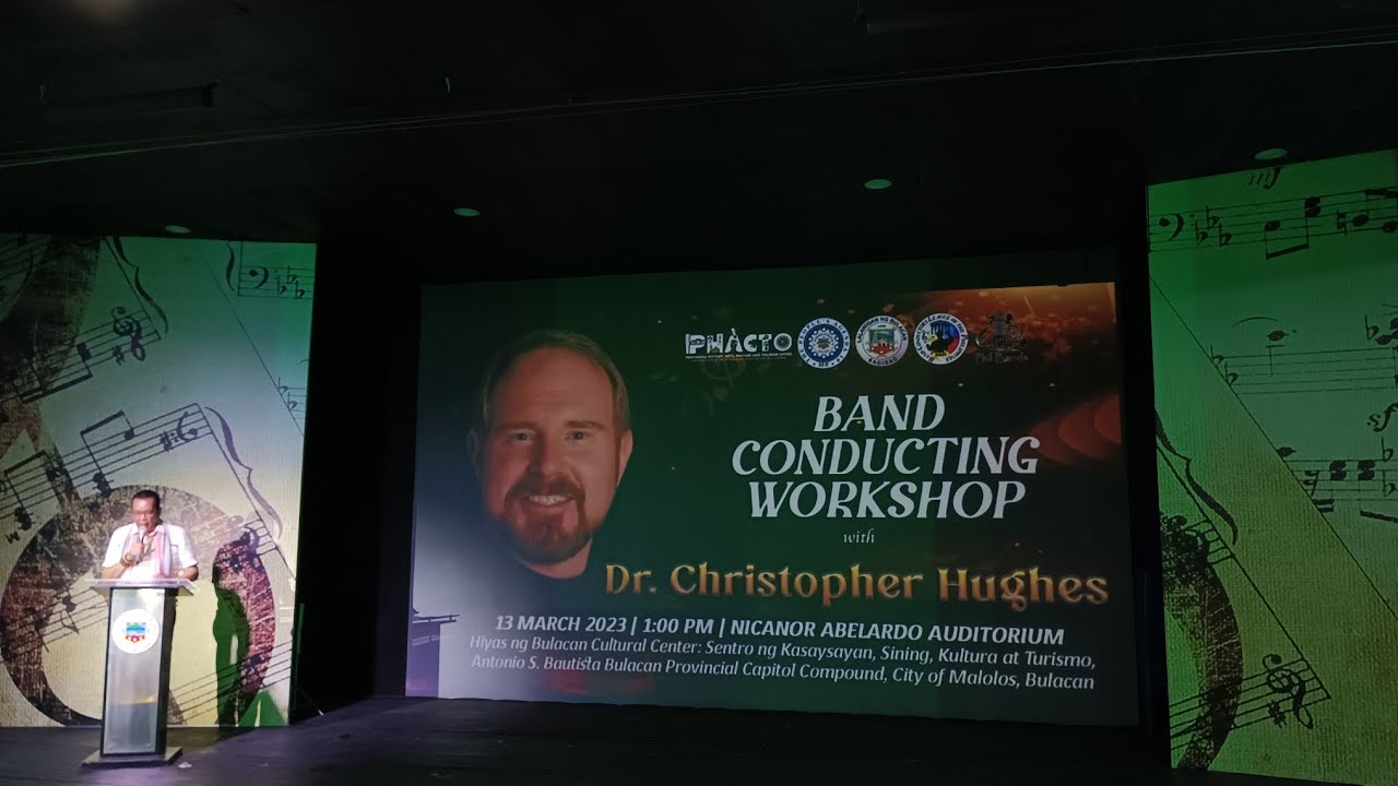 Conducting Master Class of Dr. Christopher Hughes 13/March/2023 Malolos,Bulacan Philippines