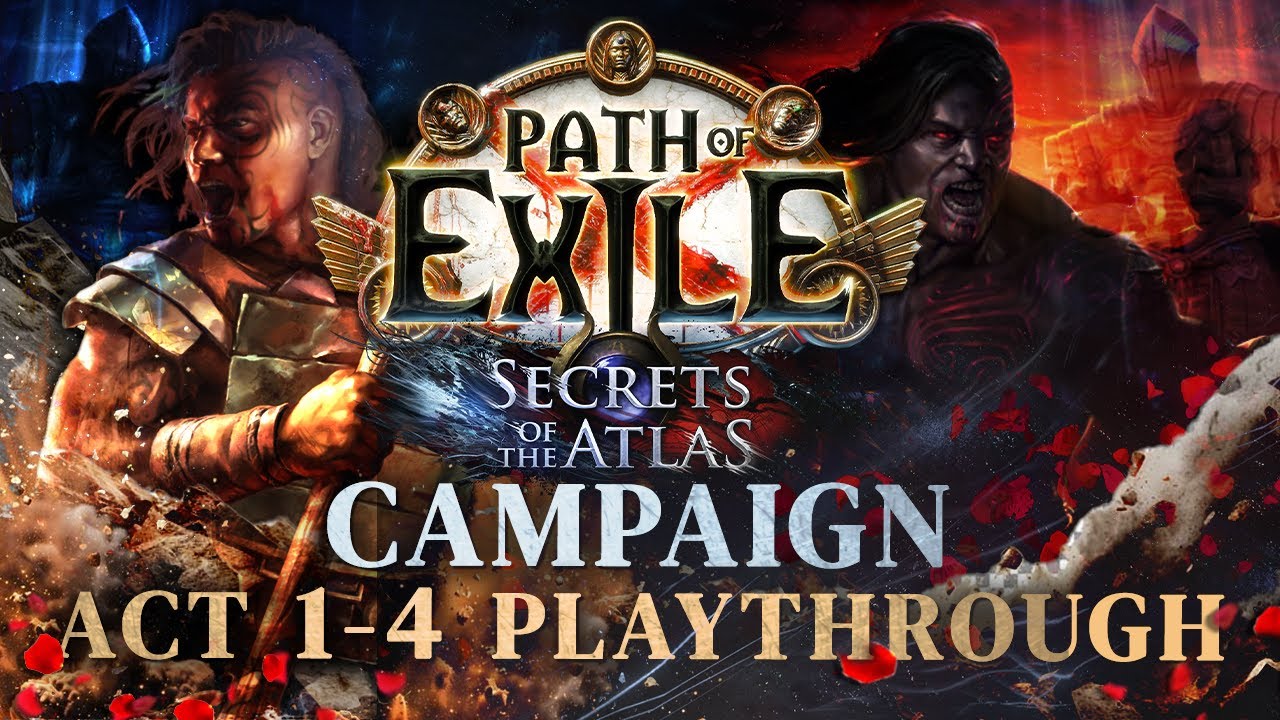 Explaining EVERYTHING in Path of Exile - Melee Leveling [Acts 1-4]