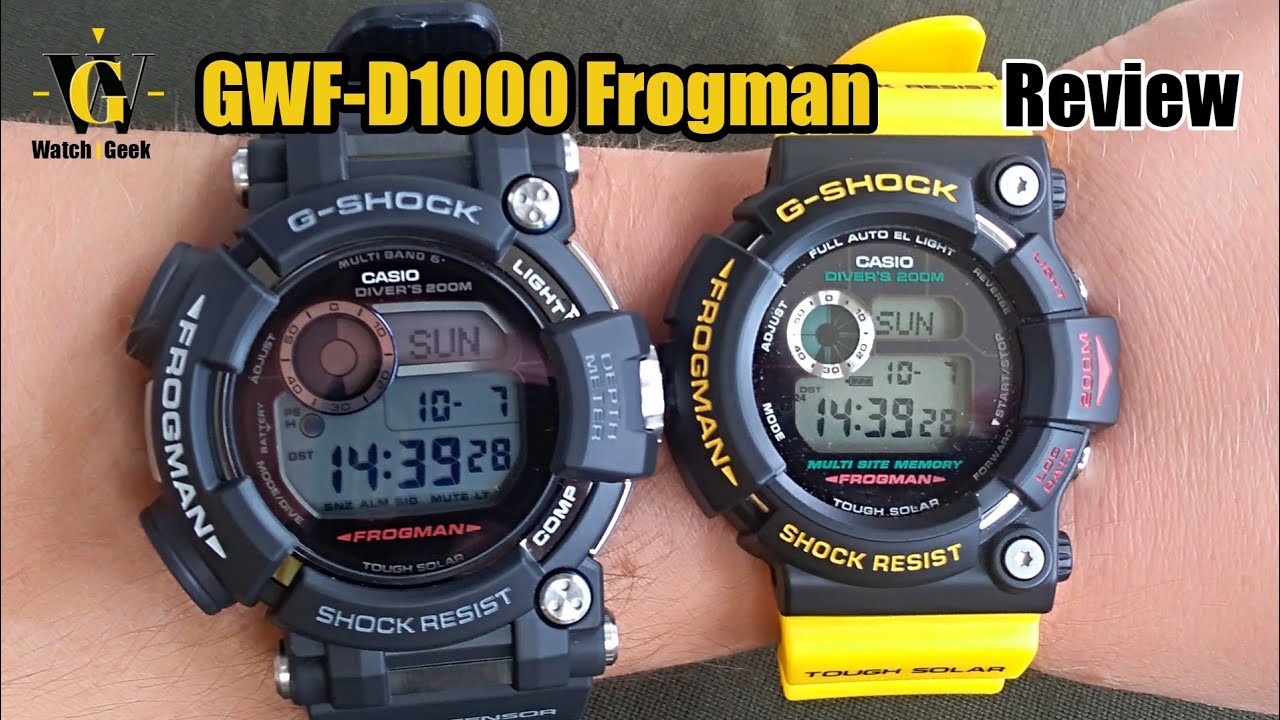 GWF-D1000 G-Shock Frogman review