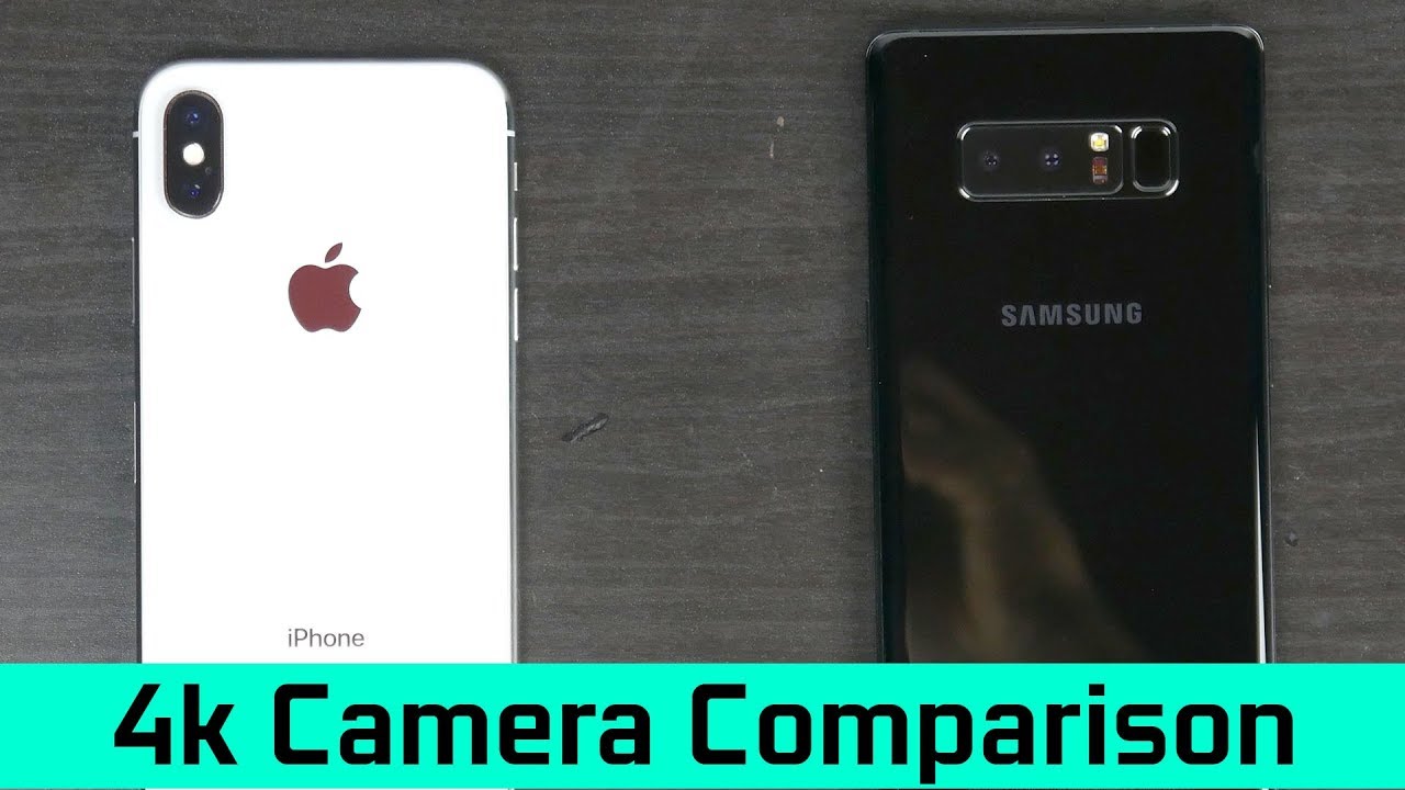 iPhone X vs Note 8 - Camera Comparison
