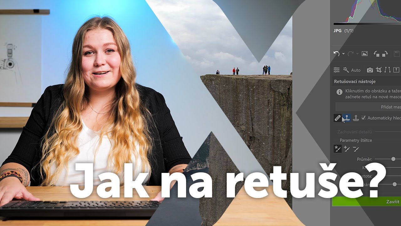 Jak odstranit turisty pomocí retuše