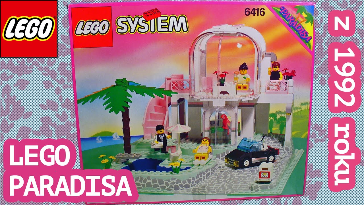 LEGO Paradisa 6416 🏝 Poolside Paradise - Willa z basenem z 1992 roku