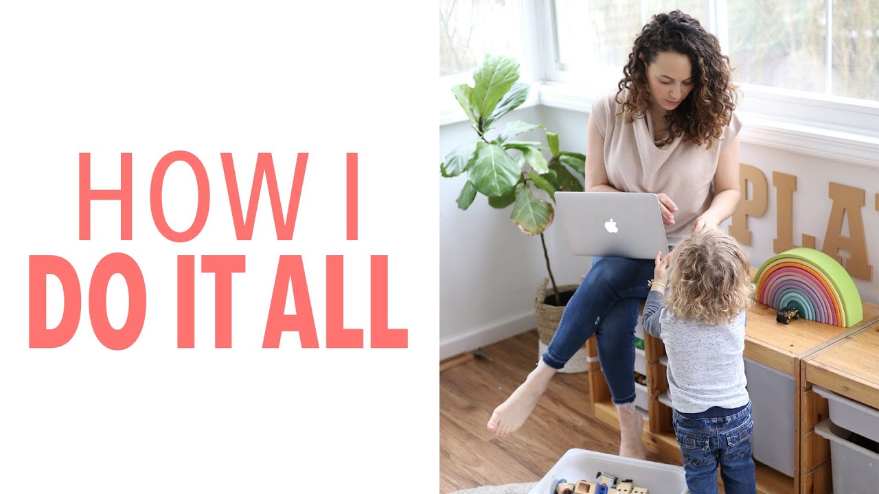 How I Work At Home With FOUR KIDS!