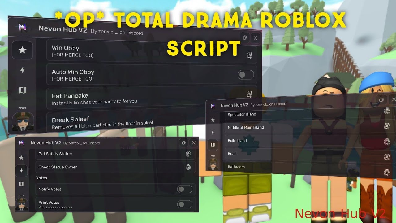 Total Roblox Drama Script | FREE PASTEBIN | AutoWin, Collect Statue, Automath, Autocollect Coin