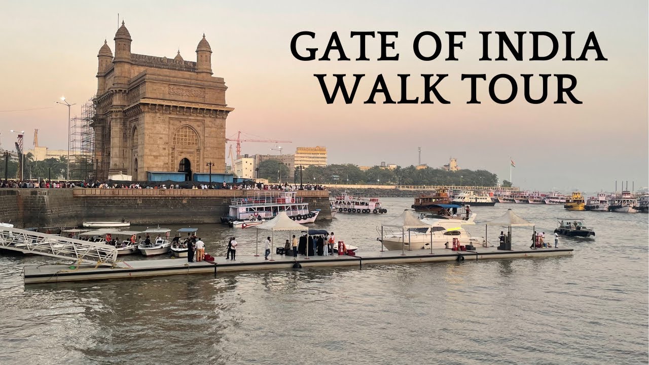 Gateway of India Walk | Iconic Mumbai Street Walkthrough | Walking Tour | City Trails