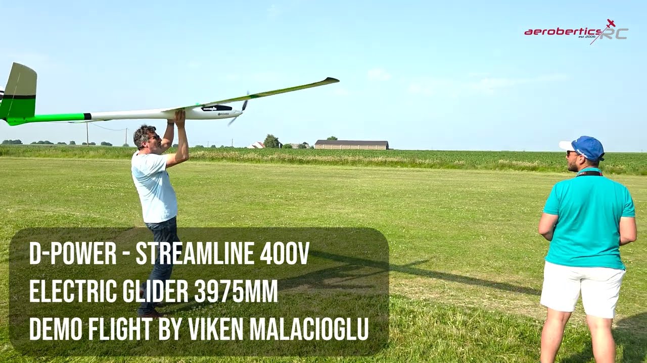 D-Power Streamline 400V | Demo Flight | High-Performance Electric Glider in Action! | Aerobertics