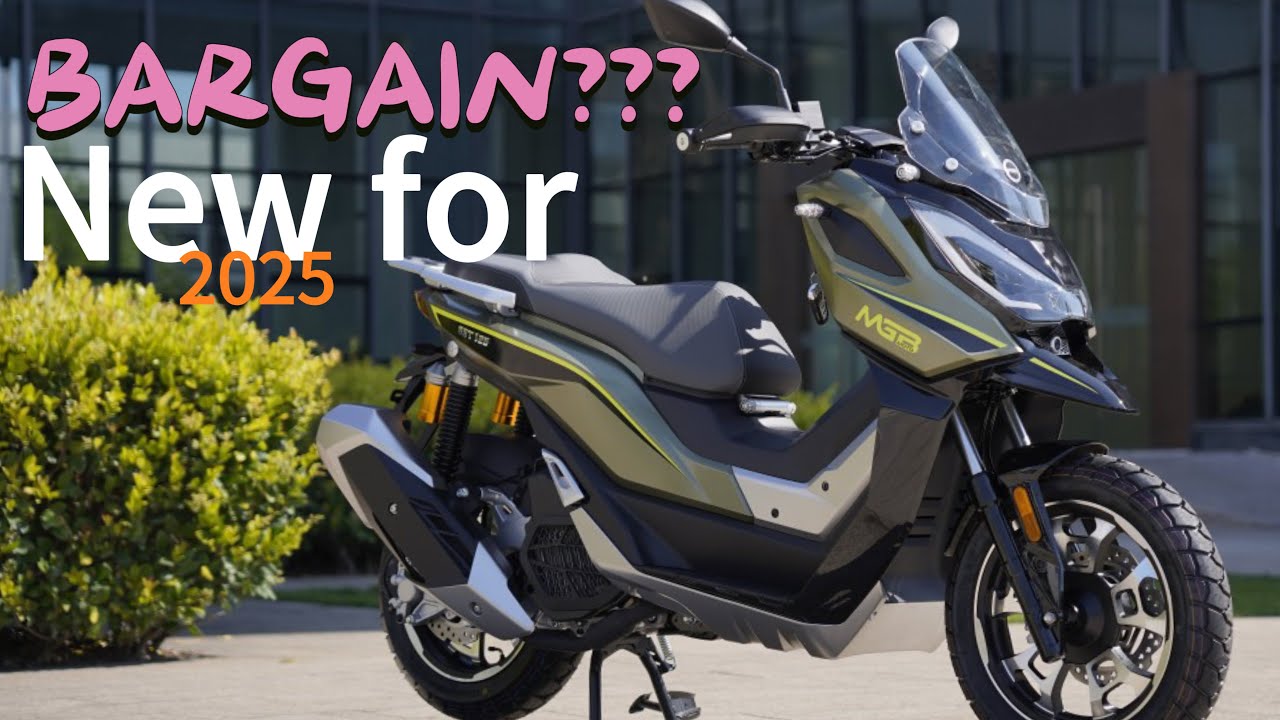 Another bargain scooter?  2025 MGB SST 125 review 