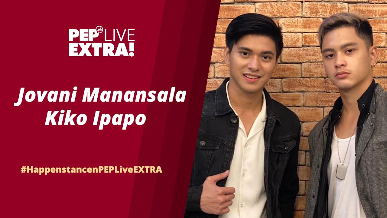 The lead stars of the BL series Happenstance: Jovani Manansala and Kiko Ipapo on PEP Live EXTRA!