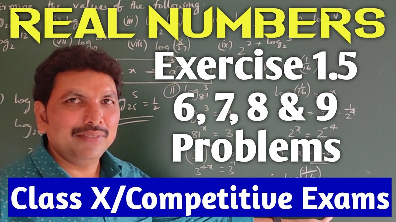 CLASS X/REAL NUMBERS/EXERCISE 1.5 - 6,7,8 & 9 PROBLEMS